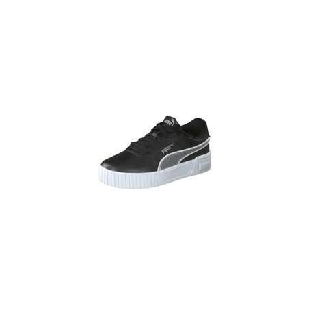 PUMA Carina 2.0 Glitzy PS Sneaker Mädchen schwarz|schwarz