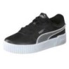 PUMA Carina 2.0 Glitzy PS Sneaker Mädchen schwarz|schwarz
