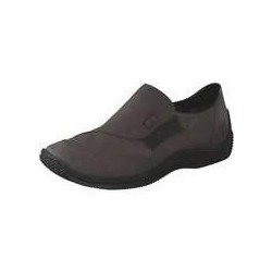 Rieker Slipper Damen grau|grau