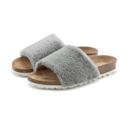 LASCANA Hausschuh, Pantolette Mule, Sandale, offener Schuh, Korkfußbett, Pantoffel