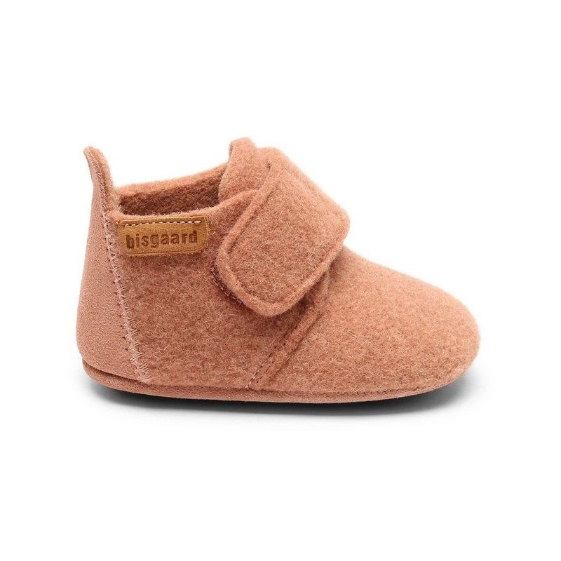 Bisgaard Bisgaard Baby Wool Hausschuh Wagenschuh, Babyschuh, Schlupfschuh mit Klettverschluss