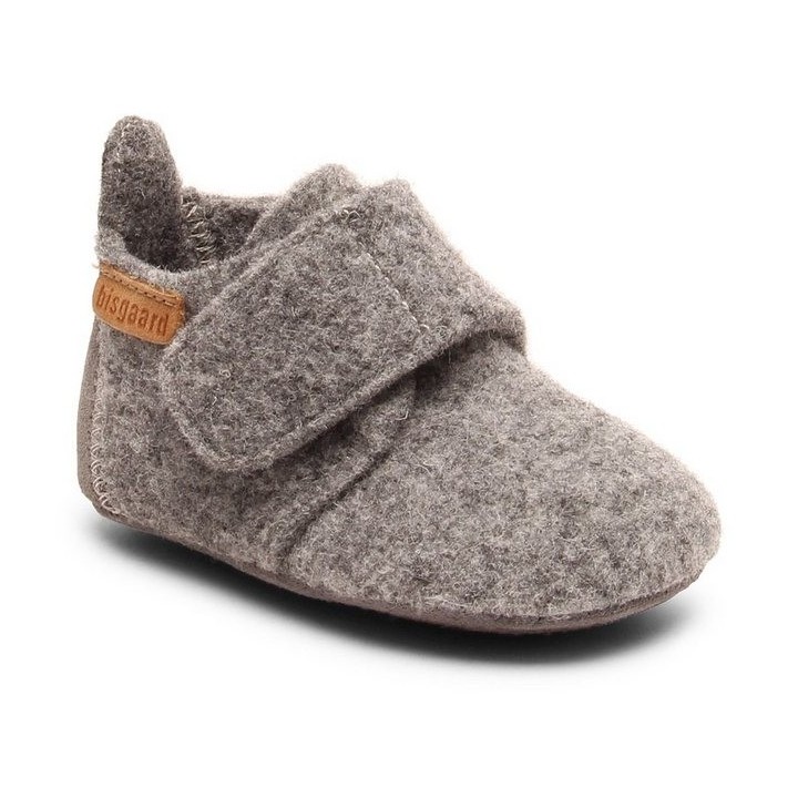 Bisgaard Bisgaard Baby Wool Hausschuh Wagenschuh, Babyschuh, Schlupfschuh mit Klettverschluss