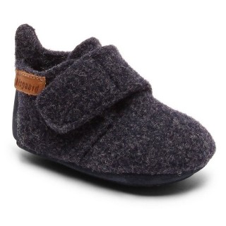 Bisgaard Bisgaard Baby Wool Hausschuh Wagenschuh, Babyschuh, Schlupfschuh mit Klettverschluss