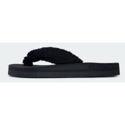 Flip Flop comfy*spa Plüsch Hausschuhe mit leichter Plateausohle