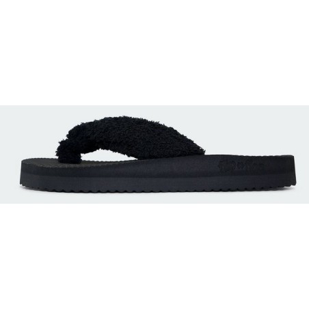 Flip Flop comfy*spa Plüsch Hausschuhe mit leichter Plateausohle