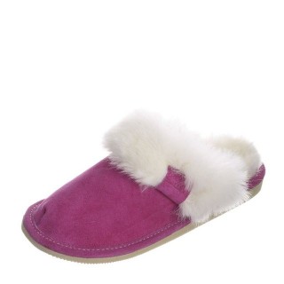 Hollert Hausschuh Pantoffel Damen Puschen Malibu Hausschuhe Merino Schaffell Echtleder