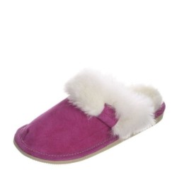 Hollert Hausschuh Pantoffel Damen Puschen Malibu Hausschuhe Merino Schaffell Echtleder