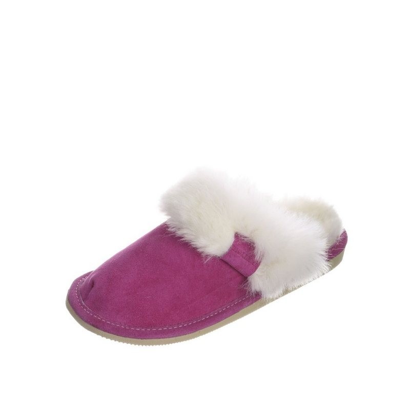 Hollert Hausschuh Pantoffel Damen Puschen Malibu Hausschuhe Merino Schaffell Echtleder