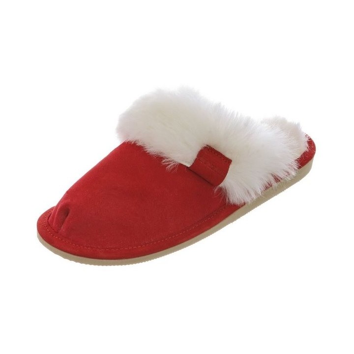 Hollert Hausschuh Pantoffel Damen Puschen Malibu Hausschuhe Merino Schaffell Echtleder