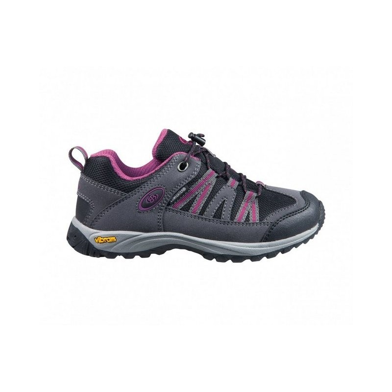 BRÜTTING Brütting Outdoor OHIO LOW 421061 grau/schwarz/lila Trekkingschuh