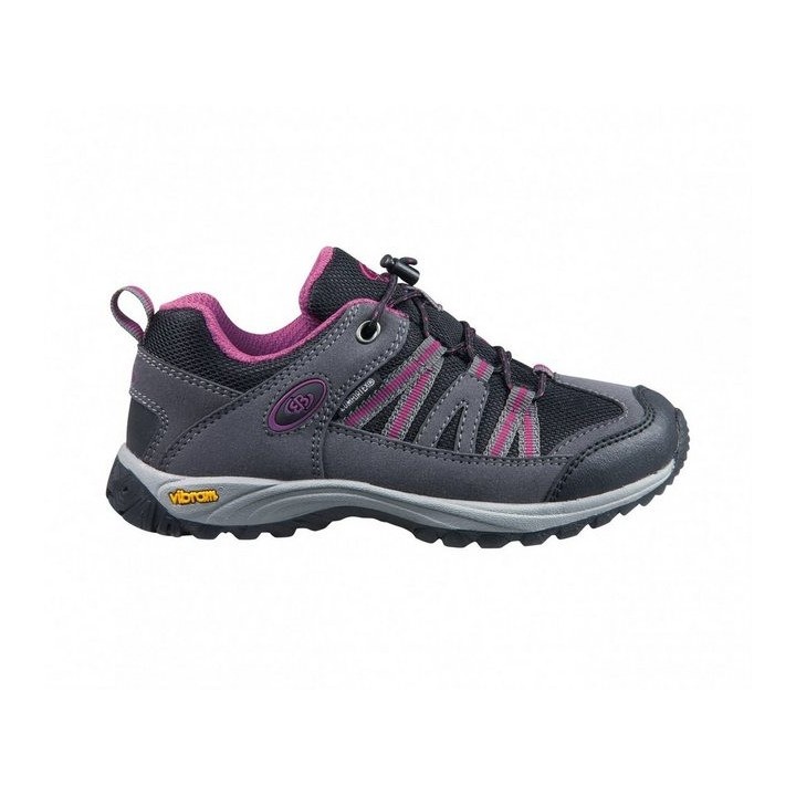 BRÜTTING Brütting Outdoor OHIO LOW 421061 grau/schwarz/lila Trekkingschuh