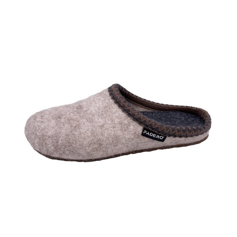 PADERO FRANZ Pantoffel Wollfilz Hausschuh