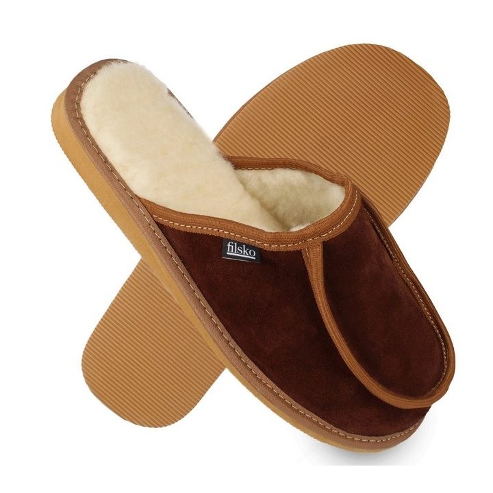 filsko Lunde Kuschelige Winter Pantoffeln für Damen und Herren Hausschuh