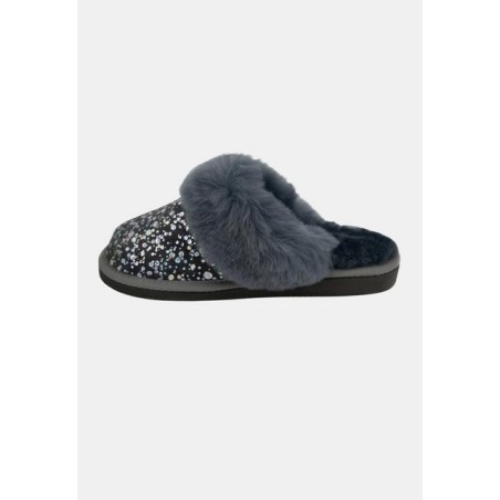 Hollert Hausschuh Damen Lammfell Hausschuhe DIAMOND Merino Echtleder Pantoffeln
