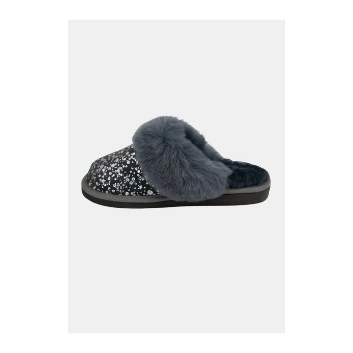 Hollert Hausschuh Damen Lammfell Hausschuhe DIAMOND Merino Echtleder Pantoffeln