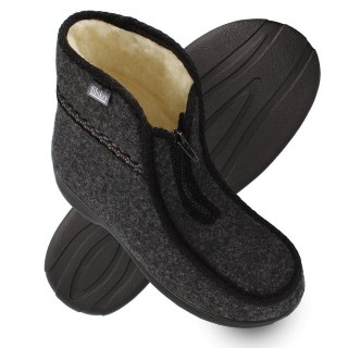 filsko Norrland Herren Winter Hausschuhe Hausschuh HüttenSchuhe aus Filz