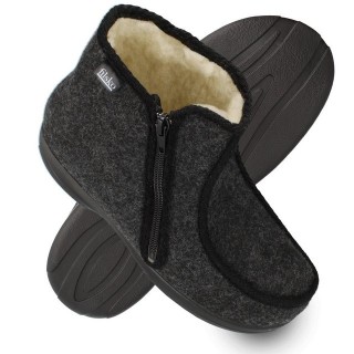 filsko Idre Filz Hausschuhe Herren Hausschuh mit Schafwolle gefüttert