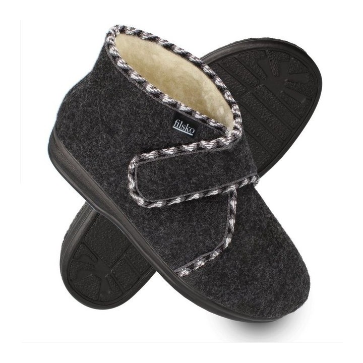 filsko Hedlunda Winter Filz HausSchuhe für Damen Hausschuh gefüttert