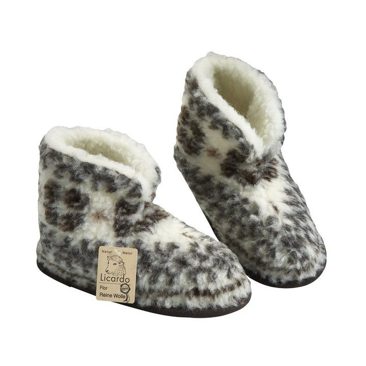 Licardo Hausschuhe Heimschuh HS 18 Wolle Malmö Hausschuh (1 Paar, 0-tlg) für warme Füße