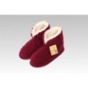 Licardo Hausschuhe Heimschuh HS 18 Wolle bordeaux Hausschuh (1 Paar, 0-tlg) für warme Füße