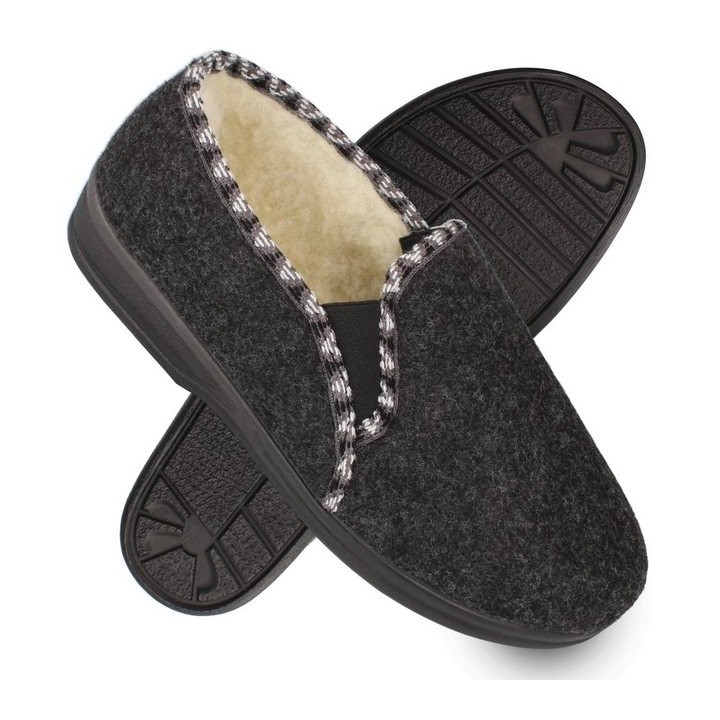 filsko Sunsvall Warme Winter HausSchuhe für Damen Hausschuh mit Schafwolle gefüttert