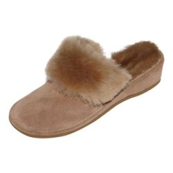 Hollert Marokko Hausschuh Damen Pantoffeln Hausschuhe Merino Schaffell