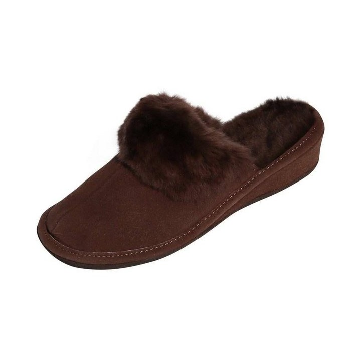 Hollert Marokko Hausschuh Damen Pantoffeln Hausschuhe Merino Schaffell