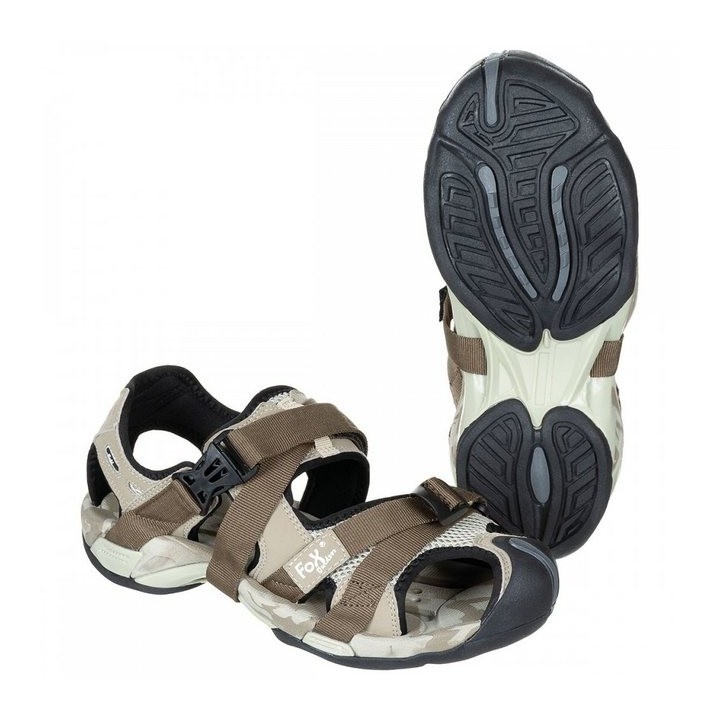 FoxOutdoor Trekking-Sandale, Clipverschluss, desert - 44 Trekkingschuh