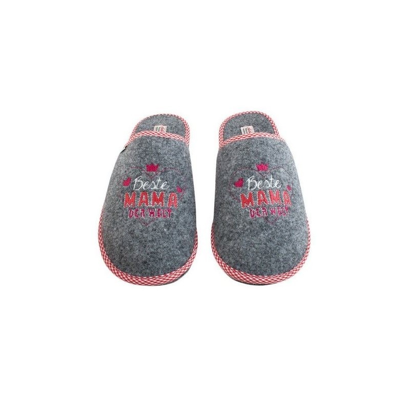 ADELHEID Beste Mama Filzpantoffel Pantoffel