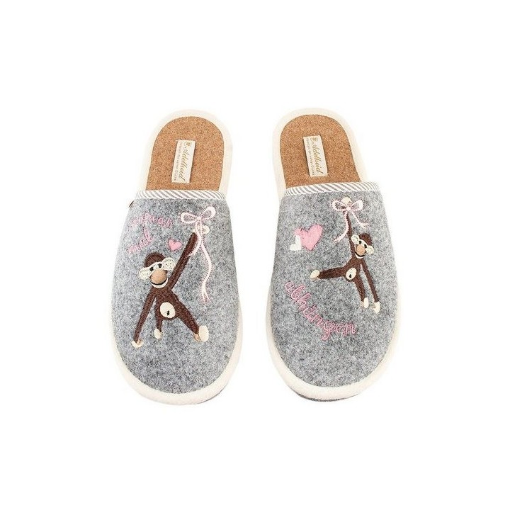 ADELHEID Einfach mal abhängen Filzpantoffel Pantoffel