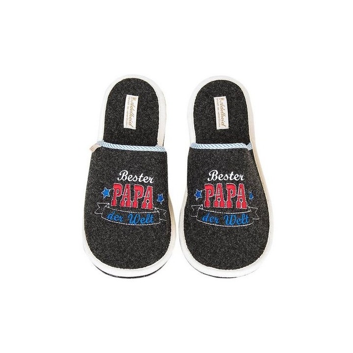 ADELHEID Bester Papa Filzpantoffel Pantoffel