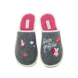 ADELHEID Glücksgefühle Filzpantoffel Pantoffel