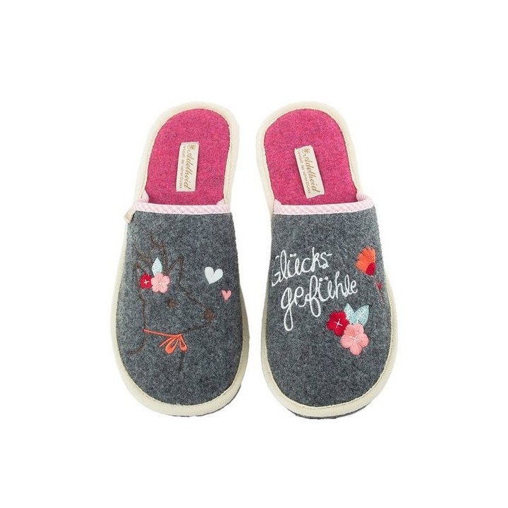 ADELHEID Glücksgefühle Filzpantoffel Pantoffel