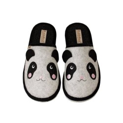 ADELHEID Panda Filzpantoffeln Pantoffel