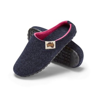 Gumbies Outback Slipper in Navy Pink Hausschuh aus recycelten Materialien, rutschfeste & stabile Sohle