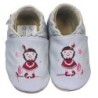 HOBEA-Germany Krabbelschuhe Mädchen grau 24/25 (2 - 2½ Jahre) Krabbelsohle Krabbelschuh handgefertigt in der EU