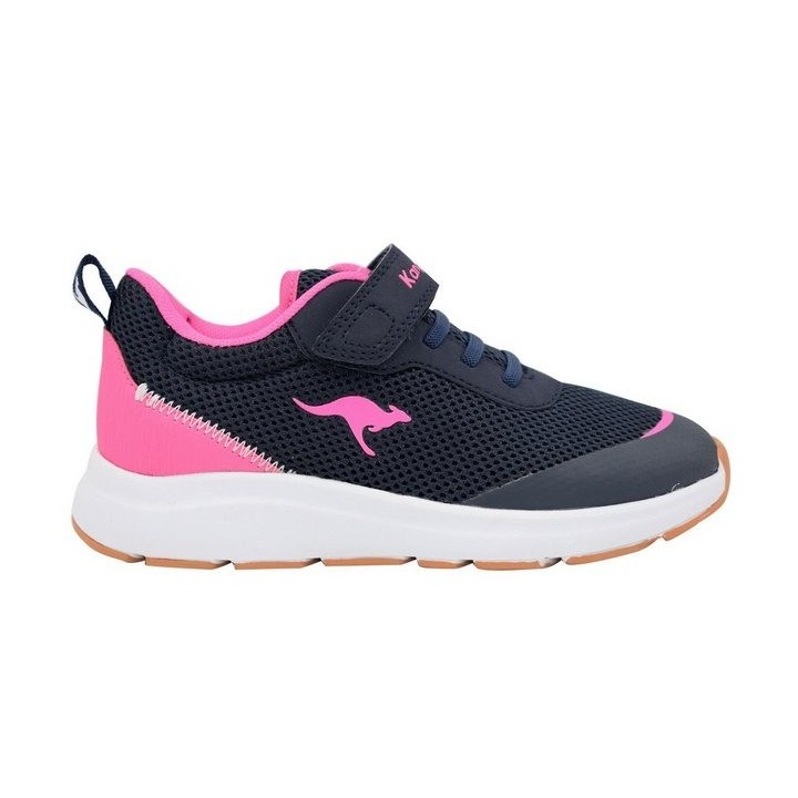 KangaROOS KangaROOS Kinder Sneaker KB-Sure EV 18507-4204 dk navy/daisy pink Hallenschuh