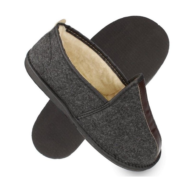 filsko Rügen HüttenSchuhe gefüttert mit Schafwolle Hausschuh