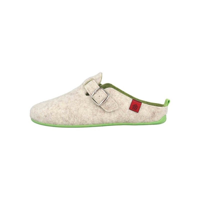 Andres Machado Val White Green/ Damen Hausschuh