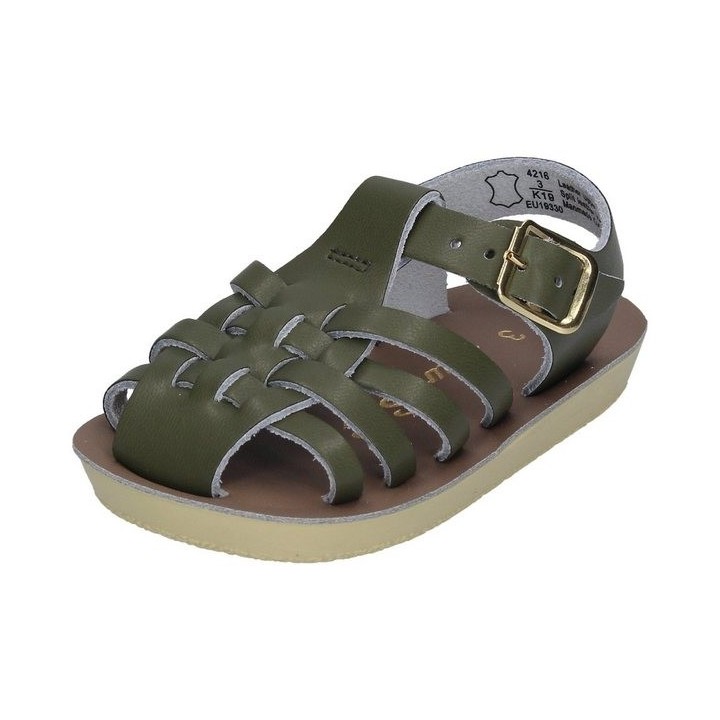 Salt Water Sailor Child Lauflernschuh Olive