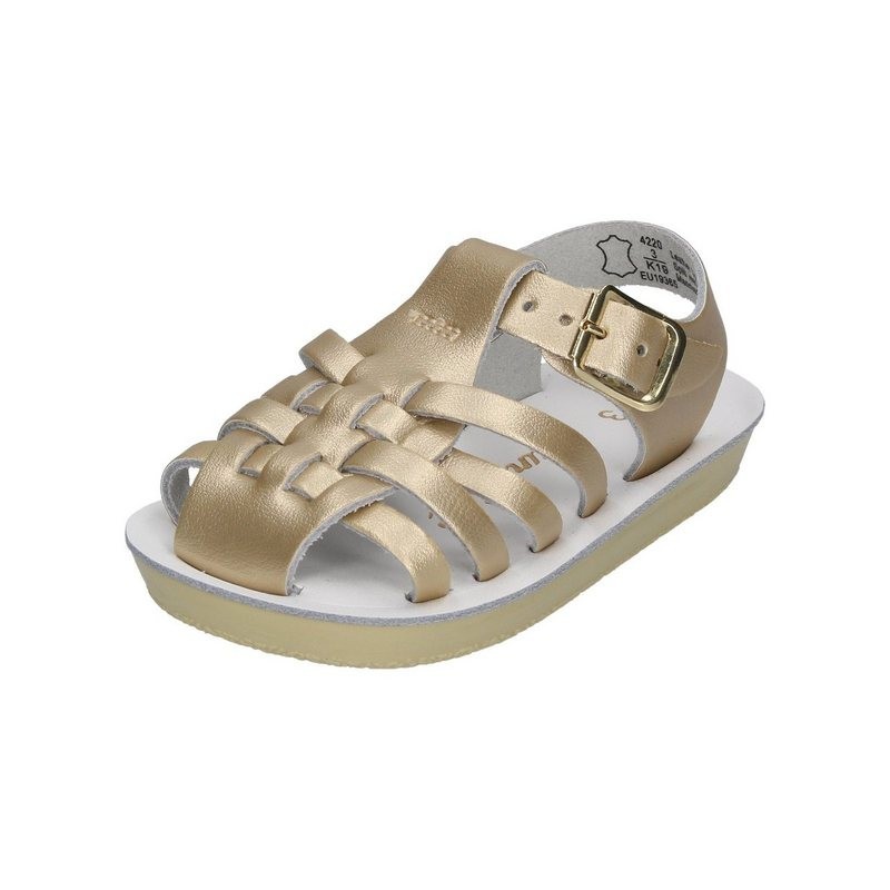 Salt Water Sailor Child Lauflernschuh Gold