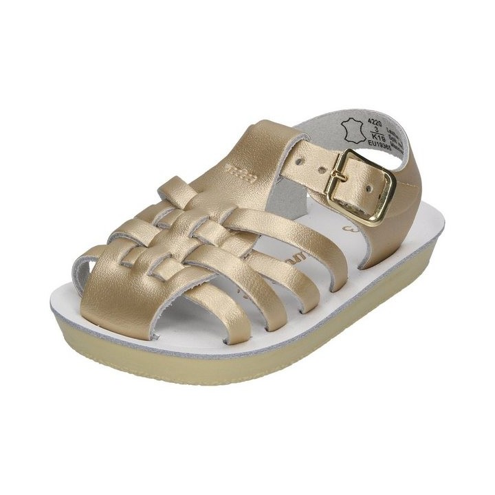 Salt Water Sailor Child Lauflernschuh Gold