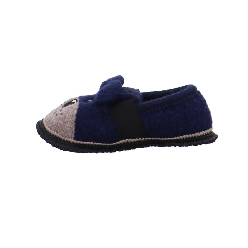 Beck kitz pichler Teddy dunkel-blau Hausschuh