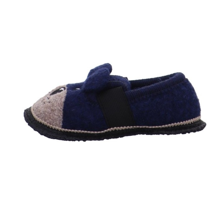Beck kitz pichler Teddy dunkel-blau Hausschuh