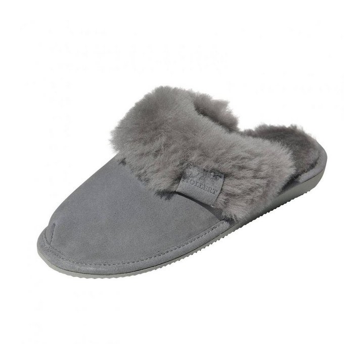 Hollert Pantoffel Damen Puschen Malibu Hausschuhe Merino Schaffell Echtleder