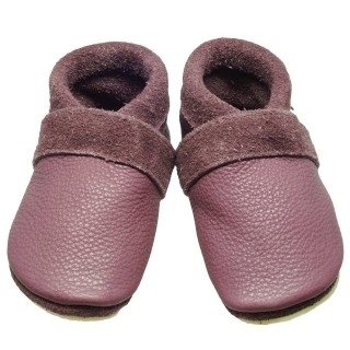 Pantolinos Krabbelschuhe Pantolinos Basic Hausschuhe Ökoleder Roseberry Krabbelschuh