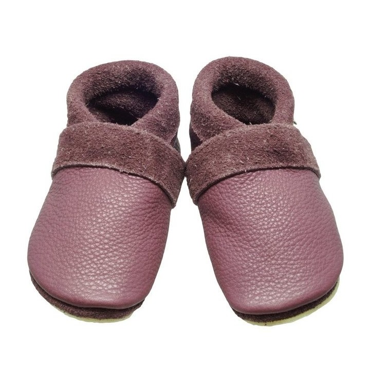 Pantolinos Krabbelschuhe Pantolinos Basic Hausschuhe Ökoleder Roseberry Krabbelschuh