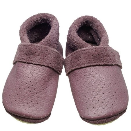 Pantolinos Krabbelschuhe Pantolinos Sommer Hausschuhe Ökoleder Roseberry Krabbelschuh