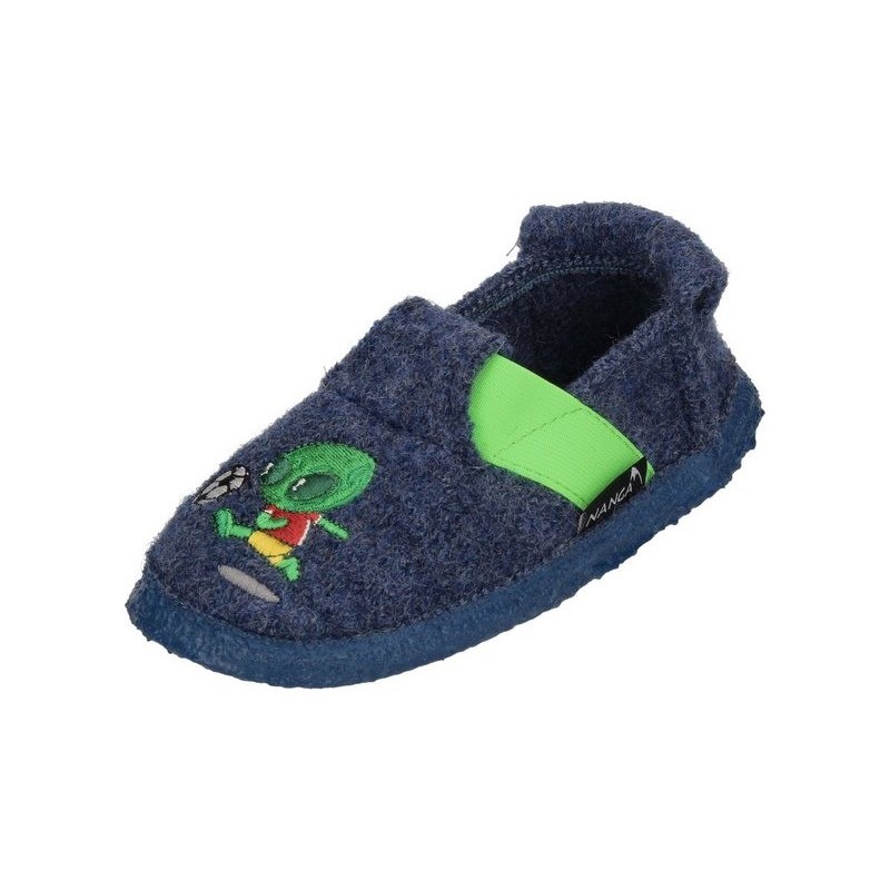 NANGA Aliens Hausschuh Blau