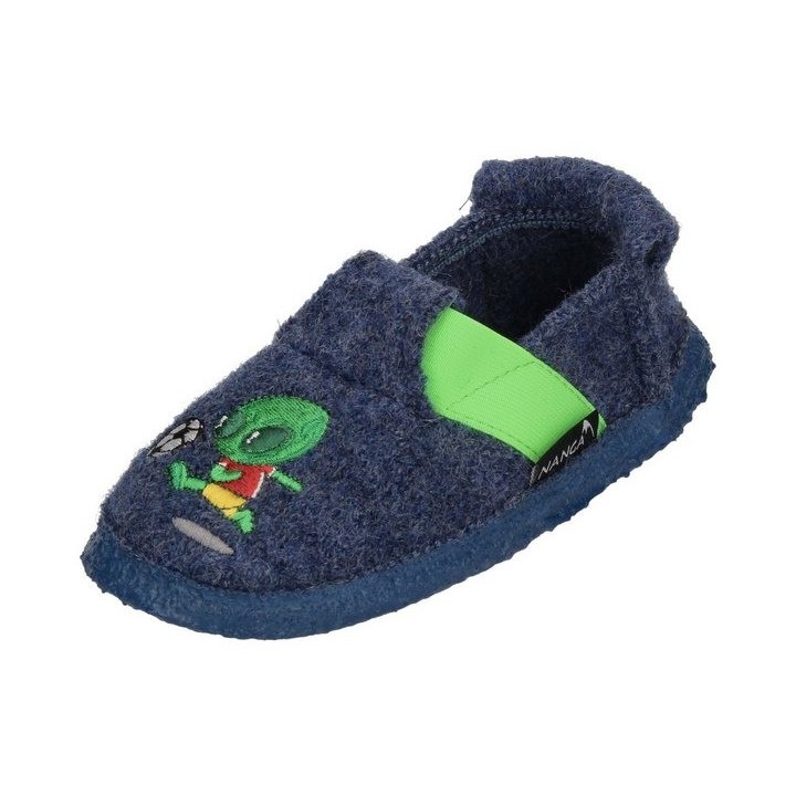 NANGA Aliens Hausschuh Blau